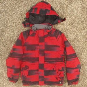 Turbine Ski Snowboard Jacket Men's‎ Small Red Black Winter Coat Outdoor Sports